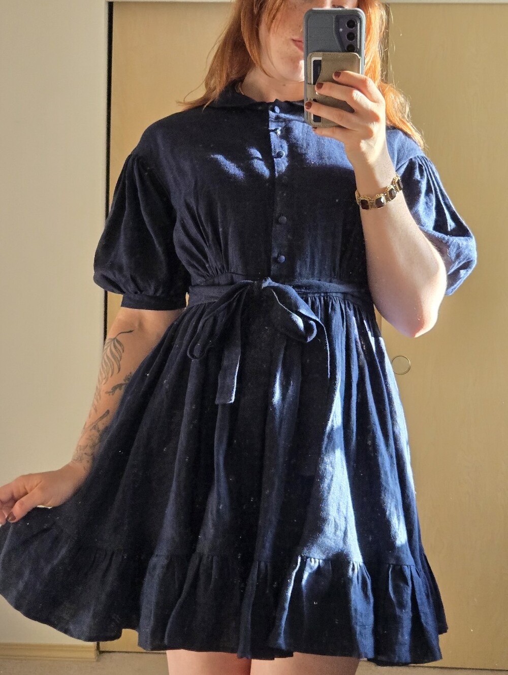 Little Women Atelier Mini Meg Dress Navy M